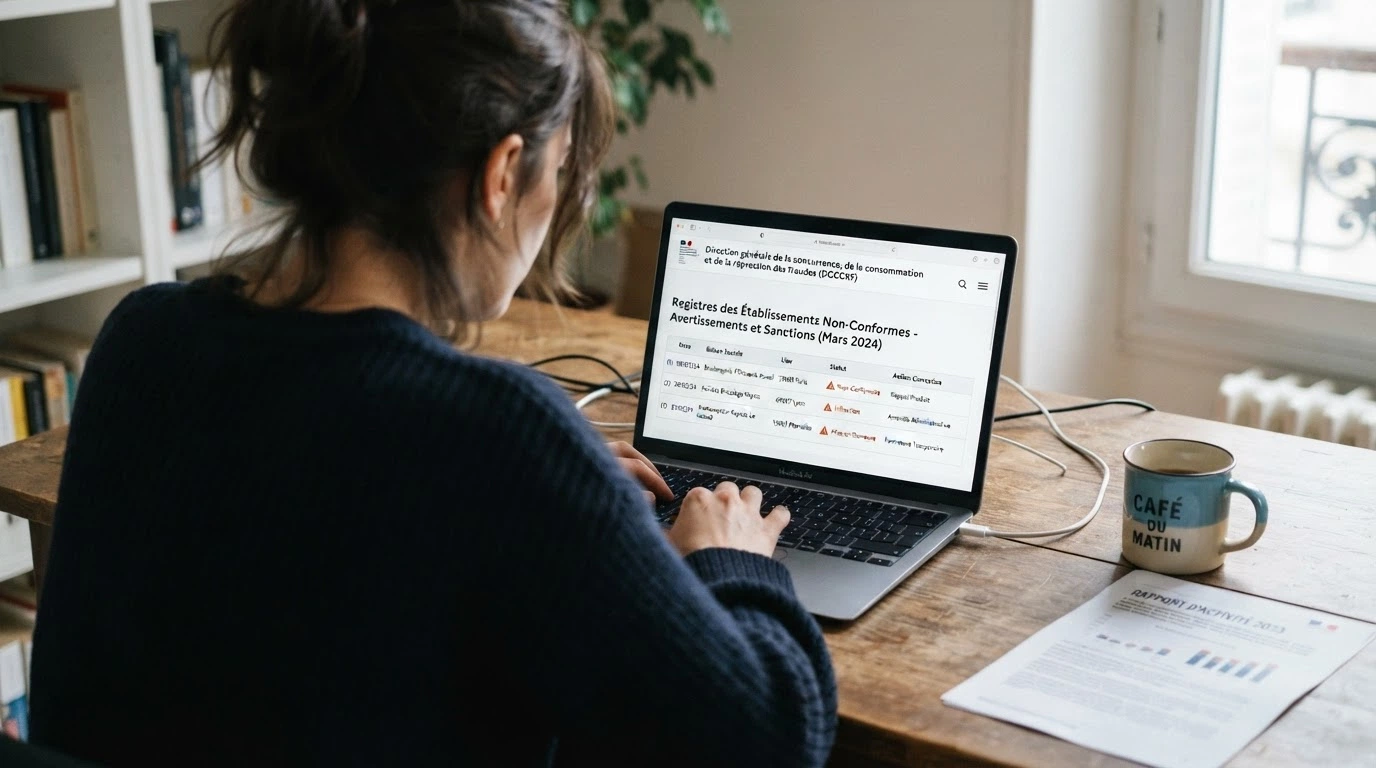 Capture d'écran de la page « liste noire » du site de l'ANJ, montrant plusieurs noms de sites de jeux bloqués ou déréférencés.