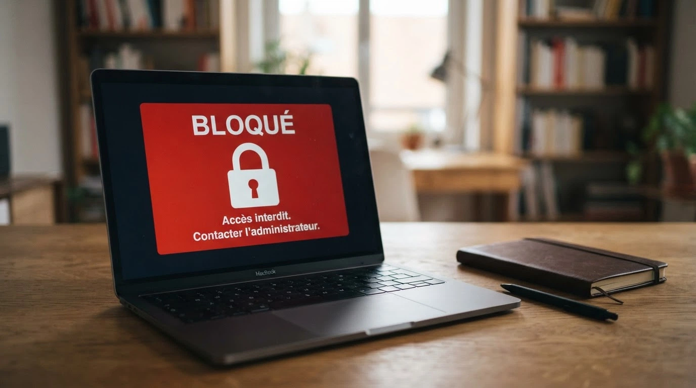 Page de la liste noire des sites de jeux d'argent bloqués publiée par l'ANJ sur anj.fr