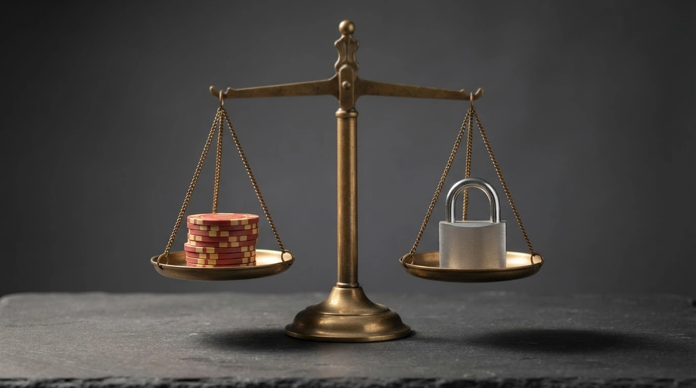 Balance décisionnelle opposant les attraits du dépôt SEPA à petit montant aux risques d'un opérateur non agréé : absence de licence, gel des fonds, pas d'IVJ