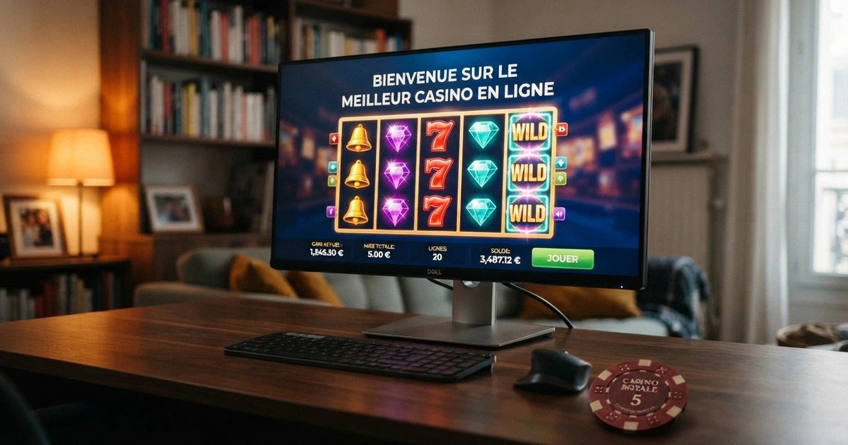 Page d'accueil d'un casino en ligne affichant le logo Pragmatic Play, une sélection de machines à sous et un bandeau de bonus de bienvenue