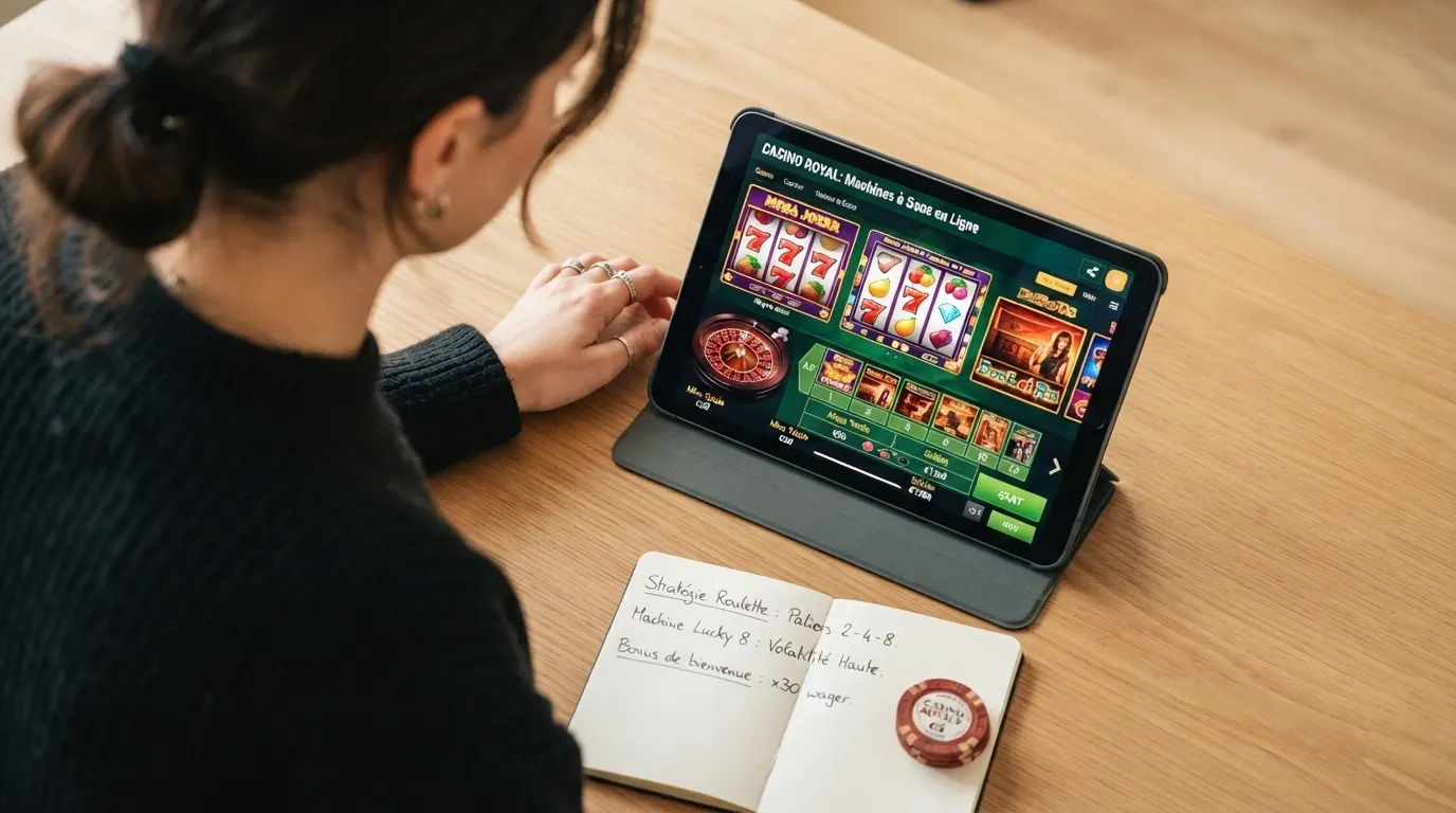 Tableau comparatif alignant plusieurs logos de casinos en ligne, avec des colonnes indiquant le bonus et le statut légal.