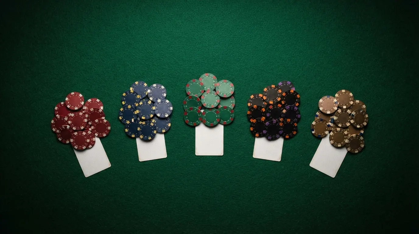 Une mosaïque de logos d'opérateurs de jeux d'argent avec Google Pay mis en avant